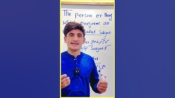 Learn about Subject  and Learn English through Pashto language ❤️🥰💝