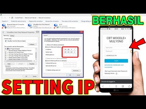 PART 3 BERHASIL, INSTALL VHD DAN SETTING IP CBT UJIAN ONLINE MOODLE