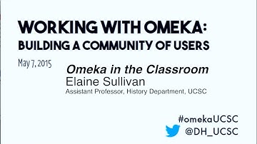 Omeka in the Classroom