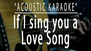 If I sing you a love song - Acoustic karaoke (Bonnie Tyler) screenshot 4
