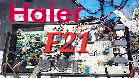 Haier Dc inverter ac F21 error code outdoor pcb Dc inverter ac pcb training center Babar Electronics
