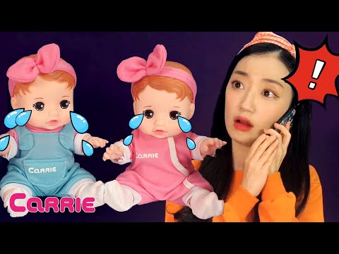 <strong>캐리</strong> 아기 돌보기 | <strong>캐리와</strong> <strong>장난감</strong> <strong>친구들</strong>