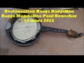 Restauration banjo banjoline banjo mandoline  paul beuscher 19 mars 2022