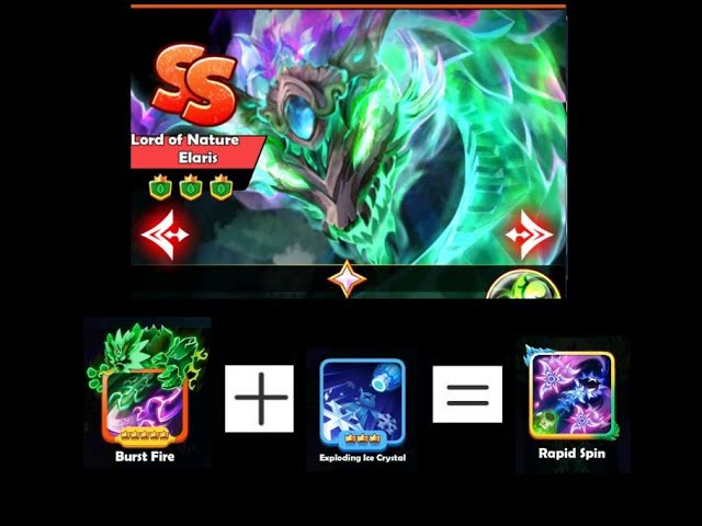 SSSnaker 1* -Lord Of Nature Elaris- NEW SS Snake*** -Rapid Spin- Skills Combination - Chapter 40 class=