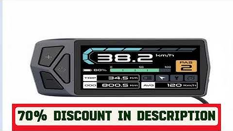 A must-have product! BaFang Motor Color Bluetoth Display EB02 CAN Protocol Unlock Speed Limit Set