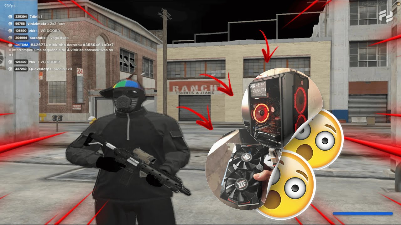 FIVEM NA GTX 550 Ti, i5-3470 SERA QUE RODOU🤔