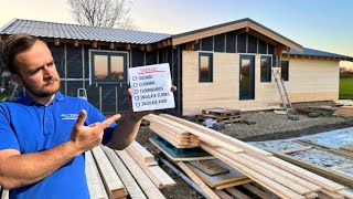 Construction d'une cabane d'une valeur de 150 000 £ - ISOLATION DE LA CONSTRUCTION CONFORMÉMENT A...