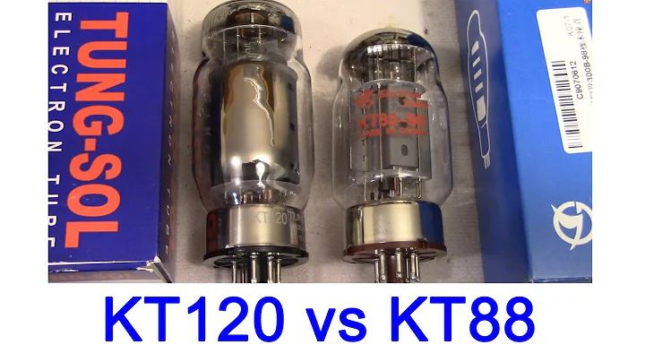 KT88 and KT120 power tube compatibility test, electrical performance