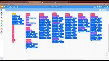 Writing parts of my name in Vex Vr to appease my teacher