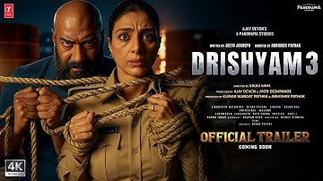 Drishyam 3 -  Trailer | Ajay Devgn | Tabu, Akshaye Khanna, Shriya Saran,Saurabh Shukla In 2025