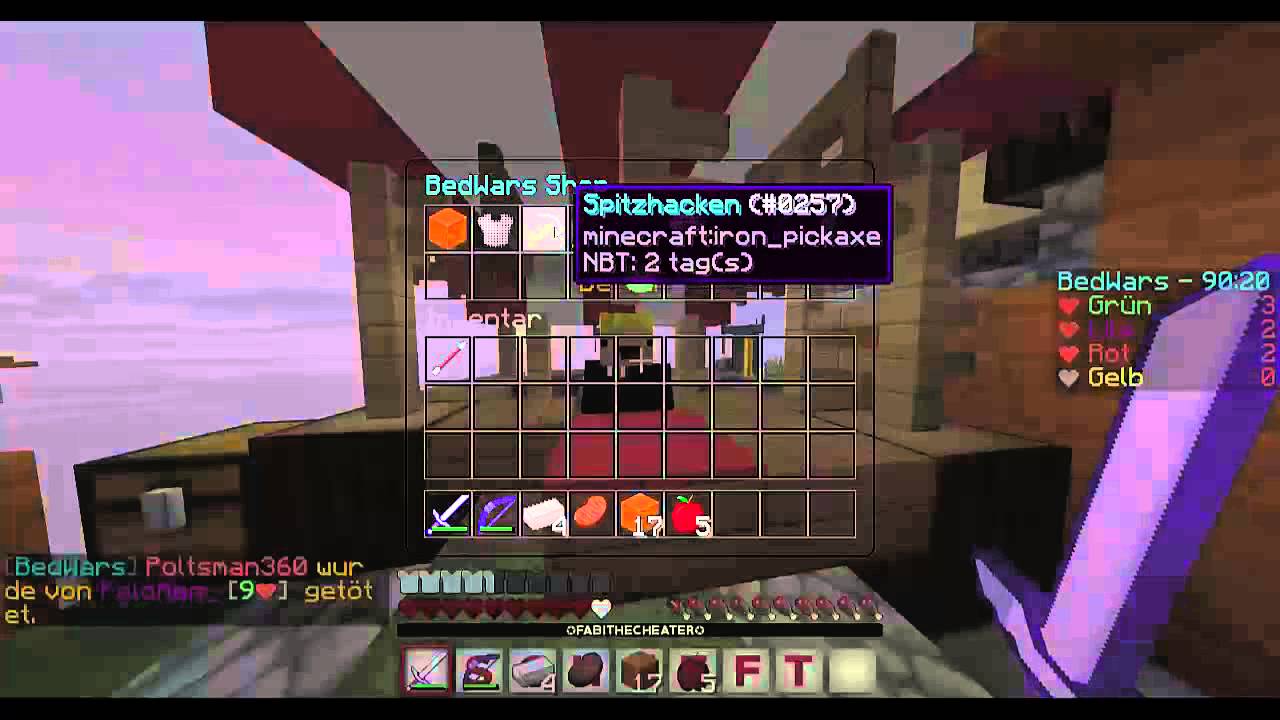 Bedwars auf  rewinside.tv server #4