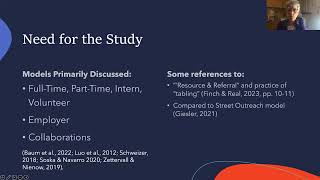 3 Models: Impacts on the De-escalation Role of Library Social Workers