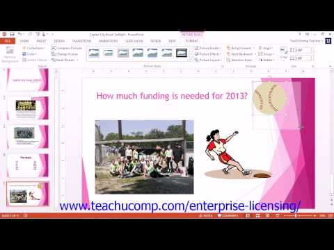 Microsoft Office PowerPoint Tutorial 2013 Using ClipArt 5.4 Employee Group Training