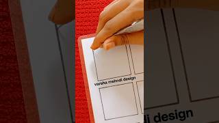 easy border line design || mehndi design | mehandi || mehndi #shortsfeed #trending #viral #shorts