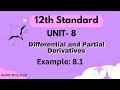 12th maths,UNIT-8,Linear approximation &amp;differentials Example: 8.1