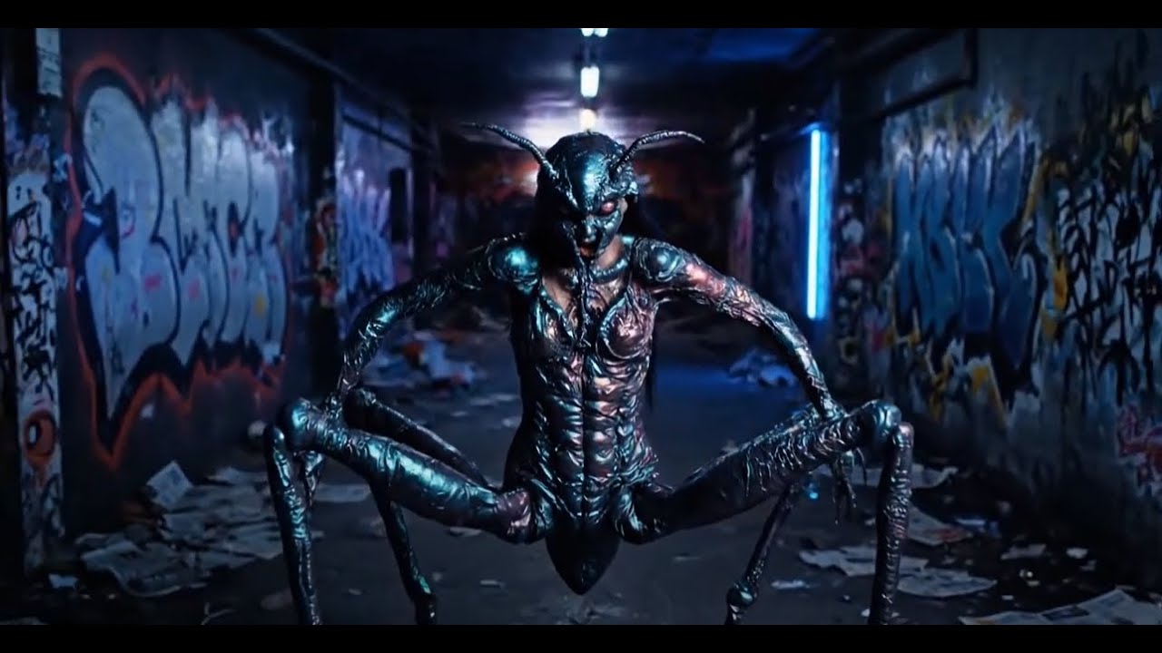 Gorgeous women turning into giant insects for 1 minute - YouTube