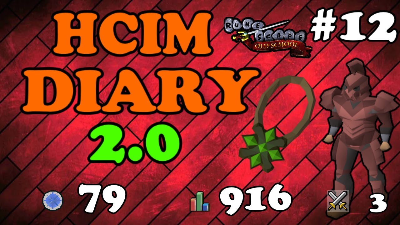 OSRS | Level 3 HCIM Diary 2.0 | #12 Stealing Xeric's Talisman + 44 Slayer!