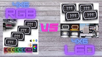 Comparing 4x6 LED headlights - MOVOTOR and ZJUSDO