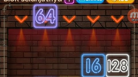 DROP NUMBER NEON 2048 GAMES PUZZLE ANDROID (GAMEPLAY) - PART KOMPILASI 1