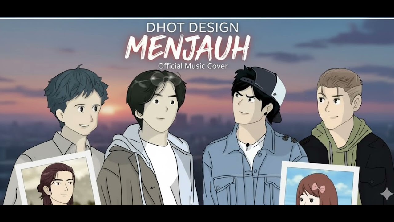 DHOT DESIGN - MENJAUH OFFICIAL MUSIC (COVER AI MUSI) 