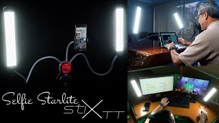 Selfie Starlite Stix TT - Tabletop Lighting for Streaming and Vlogging