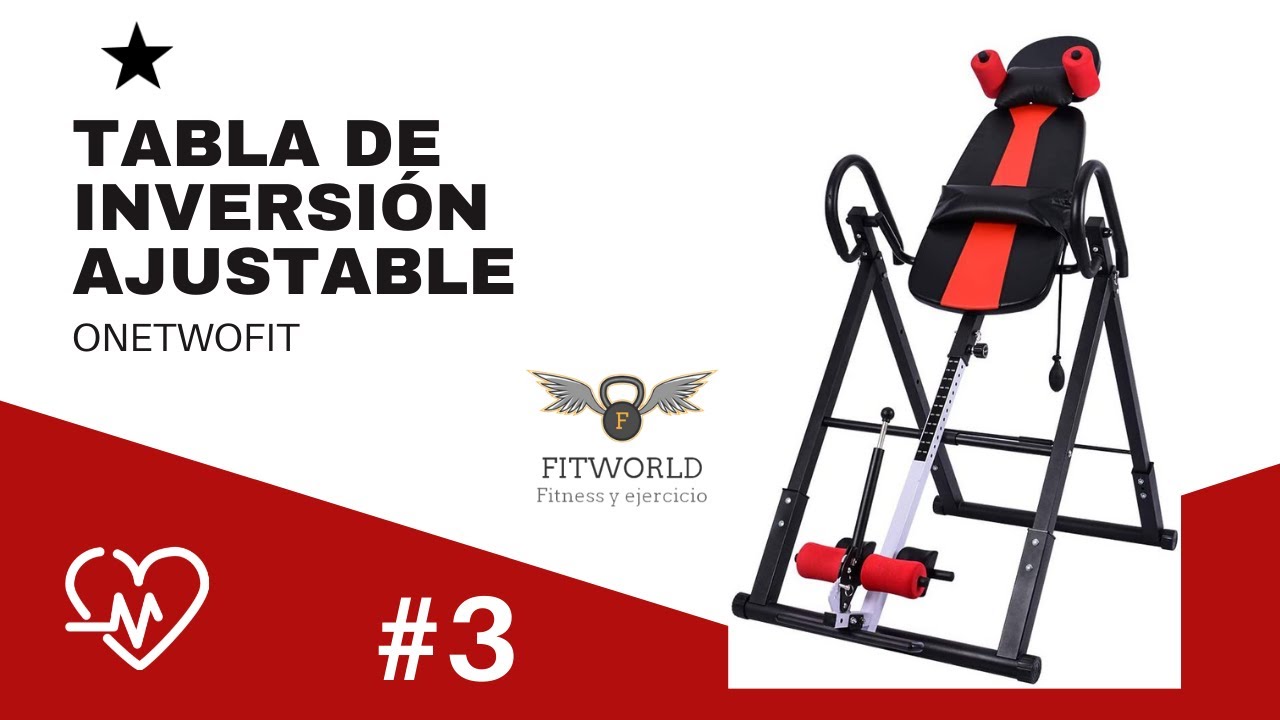 3 ONETWOFIT Tabla de inversión ajustable 🏋🏻 