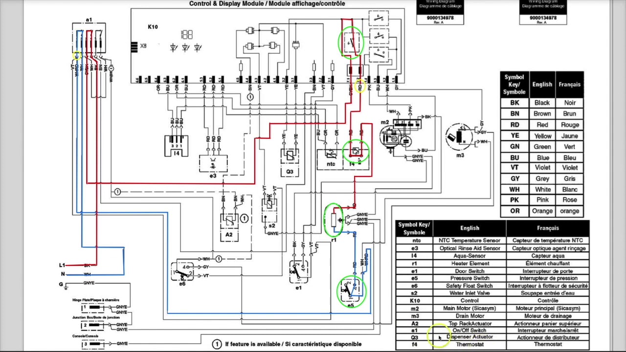 Troubleshooting a Bosch Dishwasher No Heat Problem Using the Schematic