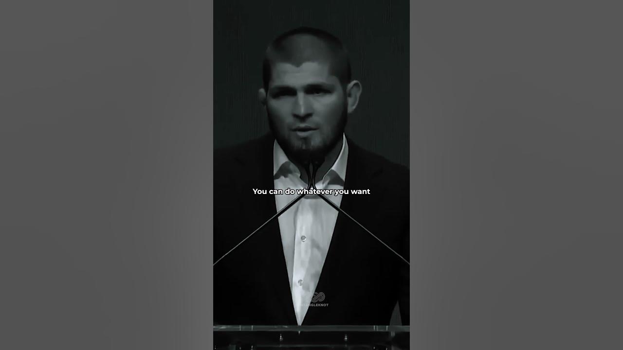 Don't Give Up on Your Goals -  Khabib Nurmagomedov