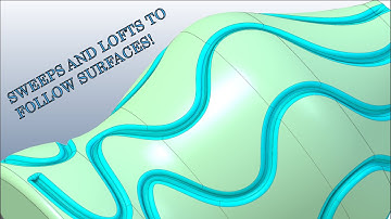 Alibre | Use a Spline on Surface for Organic Features