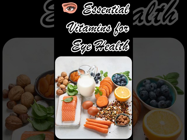 Support your eye health with these essential vitamins! #EyeHealth #Nutrition#healthyliving