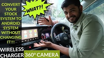 KIA SELTOS STOCK SYSTEM CONVERSION KIT TO SMART PLAYER || 360 CAMERA || WIRELESS CHARGER #9550010888