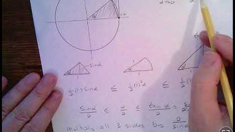 Proofs of Limit of Sin(x)/x and (1-cos(x))/x