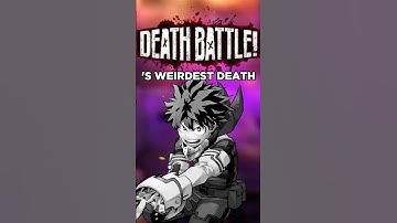 The WEIRDEST Death in DEATH BATTLE! #deathbattle #myheroacademia #shorts