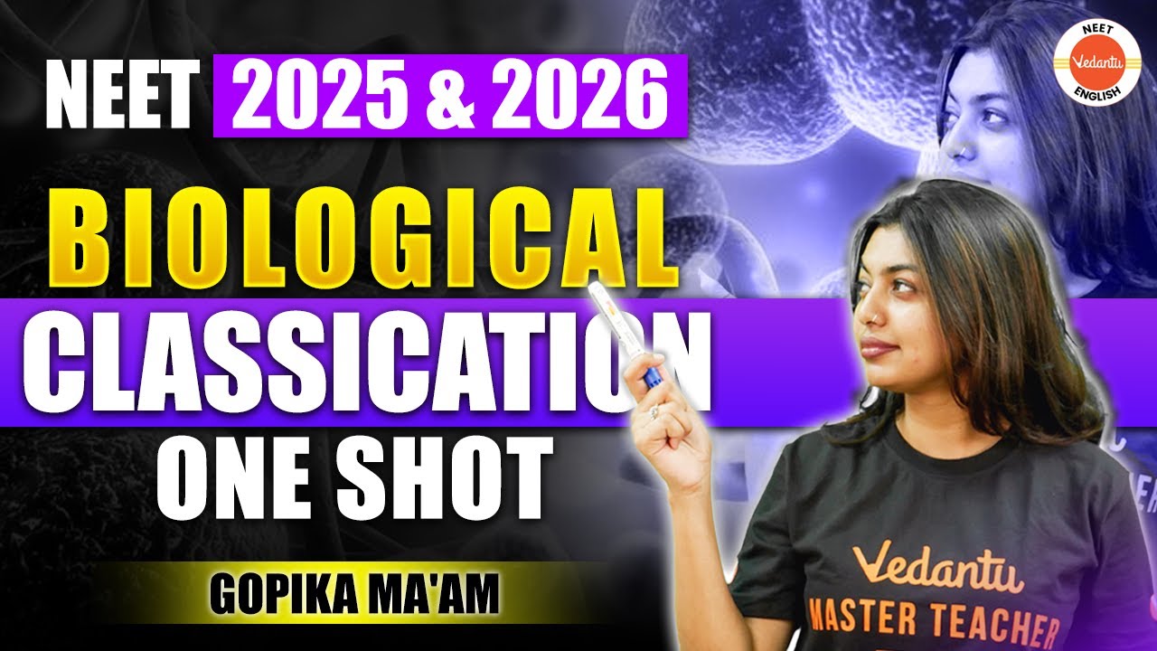 Biological Classication ONESHOT | Class 11 | NEET 2025 Biology | Gopika Ma'am