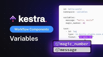 Reuse values across your Workflows with Variables | Workflow Components