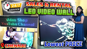 LED Video Wall | Scrolling Text LED Display | LED Display Installation | Live Streaming | Video Shop