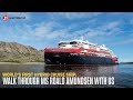MS Roald Amundsen: Walk around world's first hybrid cruise ship with Wayne