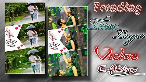New Trending Lovely 3 Layer video editing in kinemaster tamil - layer video editing tamil