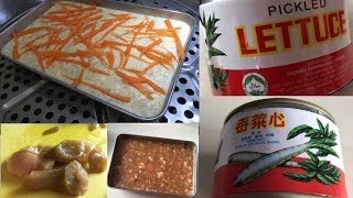 菜心蒸蛋♥️ Steamed Eggs with Pickled Lettuce | Cooking at ... 