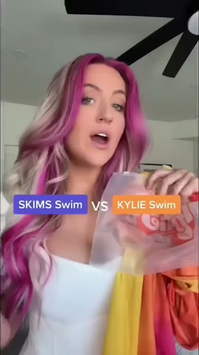 Skims swim vs Kylie swim