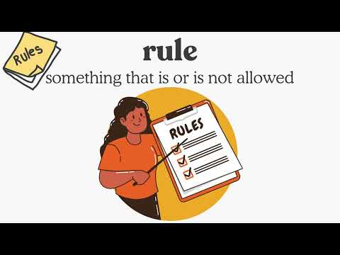 Rules and Laws Unit 1 Vocabulary Song