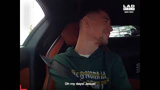 bullied lad got his first time ride on Lamborghini
