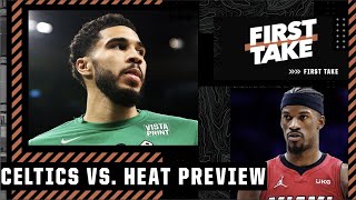 First Take crew offers up Celtics vs. Heat predictions 🍿 ☘️ 🔥