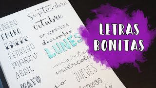 Apuntes bonitos: Letras