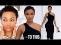 3 IN 1 FULL GRWM GROWN AND S3XY VIBES | NATURAL HAIR + GLAM MAKEUP + NIGHT OUT OUTFIT | ALLYIAHSFACE