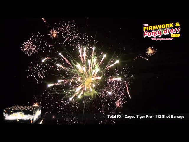 Fireworks & Fancy Dress Shop - Total FX - Caged Tiger Pro