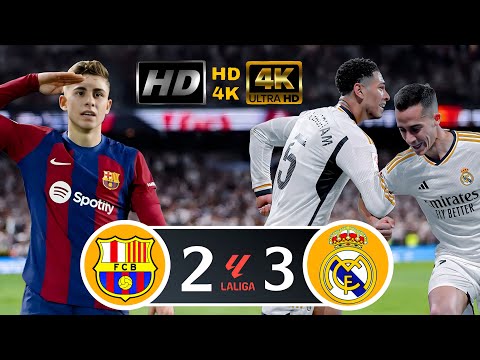 ريال مدريد ي دم ر برشلونة بريمونتادا أسطورية في الدقائق الأخيرة ريال مدريد 3 2 برشلونة 4k