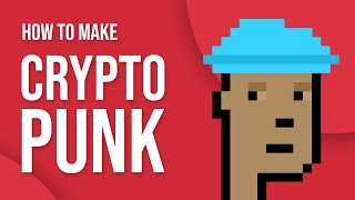 Как сделать NFT CryptoPunk — Урок Photoshop