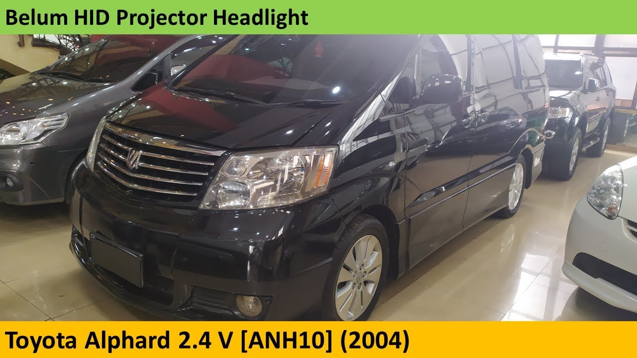 Toyota Alphard 2.4 V [ANH10] (2004) review - Indonesia