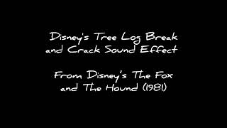 Disneys Tree Log Break And Crack Sfx
